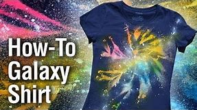 How-to make a Galaxy shirt!