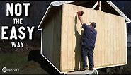 DON'T CUT CORNERS - Wood Siding Install - Workshop Build 08