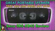 Sony SRS-XB43 Speaker Review - An Absolute MONSTER