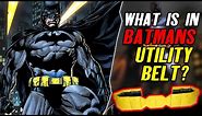 What Exactly Does BATMAN Carry In His UTILITY BELT?