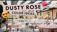 8 Dusty Rose Color Palettes You Should Try 😍 | BalsaCircle.com