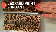 Leopard print fondant (2 ways) for animal print cakes | Jessica Harris Cake Decorating Tutorial