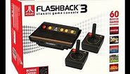 Atari Flashback 3 Classic Gaming Console footage