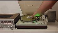 Philips GA212 Turntable Record Player Demonstration Video