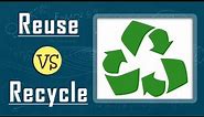 What is the Difference Between Reuse and Recycle | Environmental Science | Physics