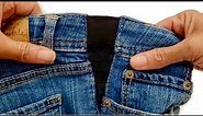 How to Make Your Jeans Bigger by Inserting Elastic - 3 WAYS FROM VERY EASY TO PROFESSIONAL!
