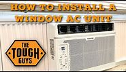 How to Install a Window AC Unit - Toshiba RAC-WK0612