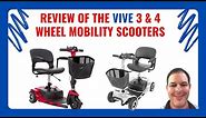 Vive Health 3 & 4 Wheel Mobility Scooter Review