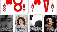 ooelyy Custom Elite Low Vision Playing Cards, Personalized Large Print Playing Cards, Easy to Read Playing Cards for Visually Impaired, Educational Young Children
