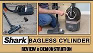 Shark CV100UKT Bagless Cylinder Vacuum Cleaner Review & Demonstration