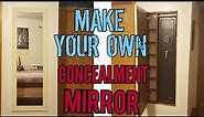 Making a tactical walls inspired concealment mirror