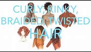 How to Draw and Illustrate Kinky, Braided, Dreaded, Curly Hair