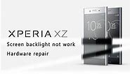 Sony Xperia XZ F8331 Backlight LCD light Hardware Repair Tutorial Repair / Naprawa podświetlenia