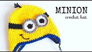 How to crochet MINION HAT (all sizes) ♥ CROCHET LOVERS