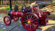 Maxitrak One Inch Scale Burrell Traction Engine Preparation & Steaming April 2021