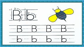 Tracing | Tracing Letter B | Practice Writing Letter B | Tracing Letters For Kids