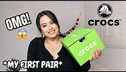 I bought my first pair of CROCS!!!! + shoe unboxing