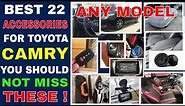 22 Different Accessories Mods For Your Amazing Toyota Camry Car Cover Seat Cover Rain Visor MnyMore