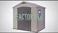 Factor 8x6 | Plastic sheds | Keter