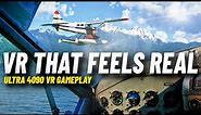 The BEST VR FLIGHT SIM is absolutely BREATHTAKING // ULTRA MSFS VR 4090 Gameplay