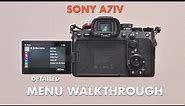 Sony A7 IV - Settings Menu Walkthrough