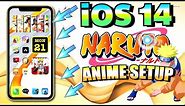 iOS 14 Anime Home Screen Setup (NARUTO FREE Customization) - ANIME (How To) *Widgets and App iCons*