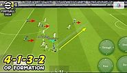 4-1-3-2 Formation Review With Team Playstyle Guide in eFootball 2024 Mobile