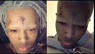 XXXTENTACION Shaves His Eyebrows off & Dyes Hair Gray