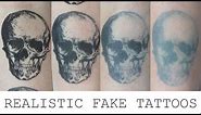 How to Make a Realistic Fake Tattoo | Fresh & Aged