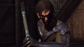Batman Arkham City - Nightwing Gameplay DLC Review (Combat & Gadgets) [Xbox 360]