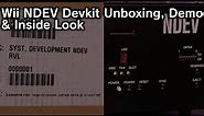 Wii NDEV Devkit Unboxing, Demo & Inside Look