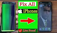Fix All iPhone Flashing Green Screen |How to fix iPhone X blinking screen green | iPhone Screen FIX