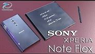Sony Xperia Note Flex ,the Foldable Smartphone Concept Introduction #TechConcepts