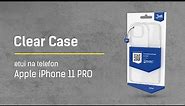 Etui na telefon - dedykowane etui do Apple iPhone 11 Pro. Clear Case od 3mk Protection.