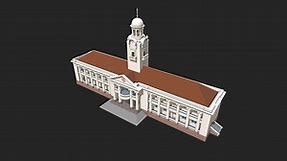 Chinese High School Clock Tower Building - 3D model by National Heritage Board (@nhbheritage)