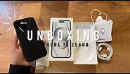 🍎IPHONE 15 256GB UNBOXING (PRE-OWNED)