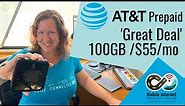 AT&T Prepaid - 100GB / $55/mo for Hotspots, Routers & Tablets: Great Deal Plan Upgrade!