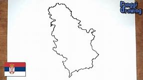 How to Draw Map of Serbia