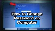 How to change password on Laptop or Computer