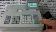 Sharp XE-A307 Cash Register Demonstration & Basic How To Use