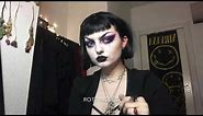 Makeup tutorial 10 - Purple Gothic Smokey eye ~ RottingRed