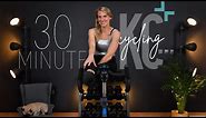 FULL SEATED Stationary Bike Workout for Beginners
