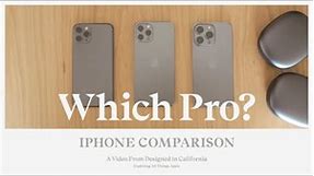 iPhone 13 Pro vs 12 Pro vs 11 Pro – Design Comparison