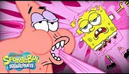 SpongeBob Gets Everyone In A Sticky Situation! 🍬 | Full Scene 'The Gift of Gum' | SpongeBob