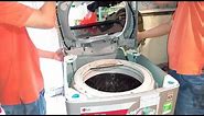 Hướng Dẫn Vệ Sinh Máy Giặt LG Truyền Động Trực Tiếp Tại Nhà. Phát Hiện Bất Thường và Điều Cần Lưu Ý