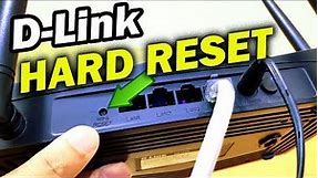 Reset D-Link DIR-650IN Router to Factory Defaults Settings