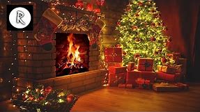 🔥 Beautiful Christmas Fireplace 4K w/ relaxing christmas music ambiance to relax for christmas