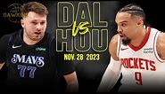 Dallas Mavericks vs Houston Rockets Full Game Highlights | Nov 28, 2023 | FreeDawkins