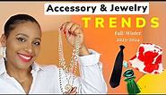 Fashion Trends Fall Winter 2023-2024 | Accessories and Jewelry Trends