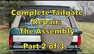 Ford Bronco Tailgate Repair - Disassembly & COMPLETE REBUILD | PART 2 of 3